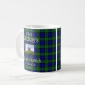 Clan MacKay's Old Castle Varrich Coffee Co. Koffiemok (Voorkant links)