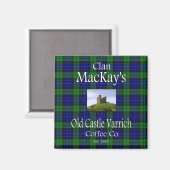 Clan MacKay's Old Castle Varrich Coffee Co. Magneet (Voorkant / Achterkant)