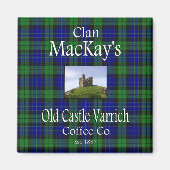 Clan MacKay's Old Castle Varrich Coffee Co. Magneet (Voorkant)