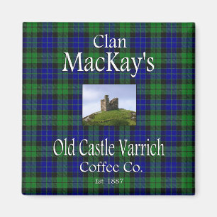 Clan MacKay's Old Castle Varrich Coffee Co. Magneet