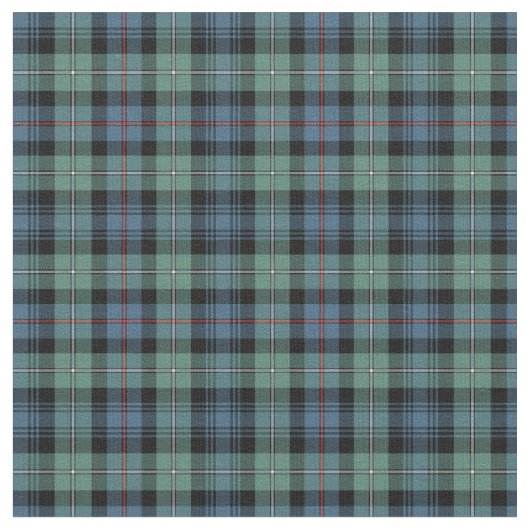 Clan Mackenzie Ancient Tartan Stof (Close Up)