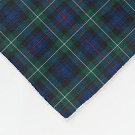 Clan Mackenzie Clan Donkerblauw en Groene Tartan Fleece Deken