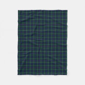 Clan Mackenzie Clan Donkerblauw en Groene Tartan Fleece Deken (Voorkant)