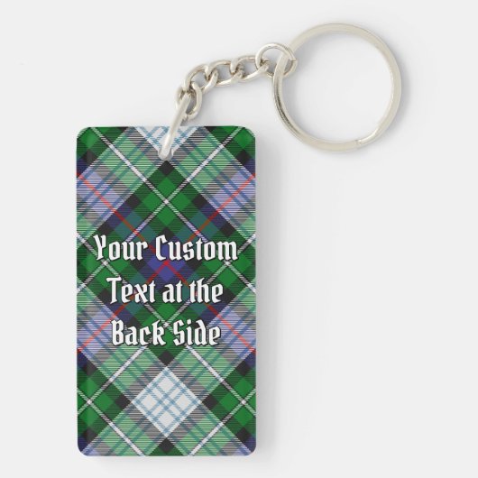 Clan MacKenzie Crest AcrylSleutelhanger Sleutelhanger (achterkant)