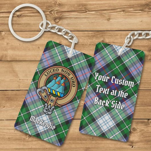 Clan MacKenzie Crest AcrylSleutelhanger Sleutelhanger