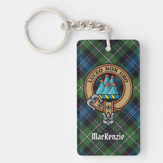 Clan MacKenzie Crest AcrylSleutelhanger Sleutelhanger (Voorkant)