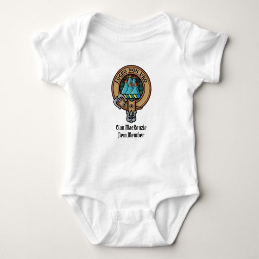 Clan MacKenzie Crest Baby Bodysuit (Voorkant)