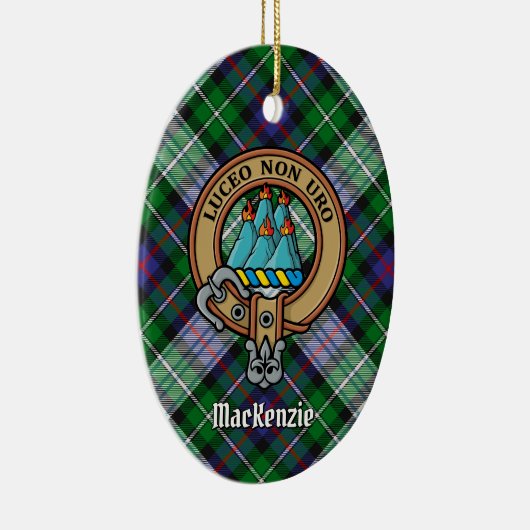 Clan MacKenzie Crest Ceramic Ornament (Rechts)