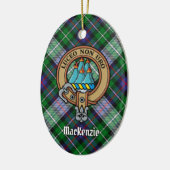 Clan MacKenzie Crest Ceramic Ornament (Links)