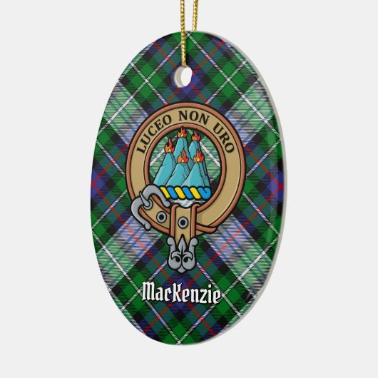 Clan MacKenzie Crest Ceramic Ornament (Links)