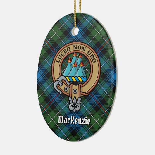 Clan MacKenzie Crest Ceramic Ornament (Links)