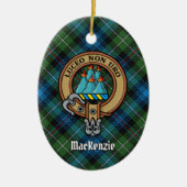 Clan MacKenzie Crest Ceramic Ornament (Voorkant)