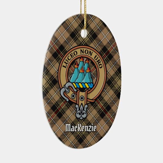 Clan MacKenzie Crest Ceramic Ornament (Rechts)