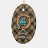 Clan MacKenzie Crest Ceramic Ornament (Links)