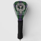 Clan MacKenzie Crest & Dress Tartan Golfheadcover (Voorkant)
