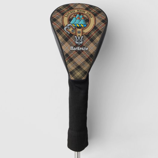 Clan MacKenzie Crest Golf Head Hoesje Golfheadcover (Voorkant)