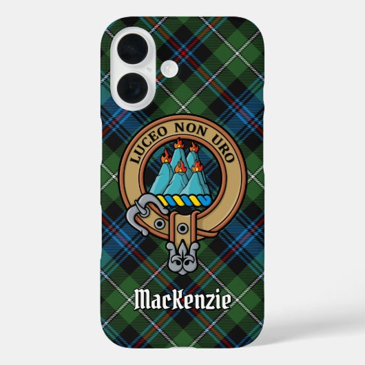 Clan MacKenzie Crest Hoesje-Mate iPhone Case (Achterkant)