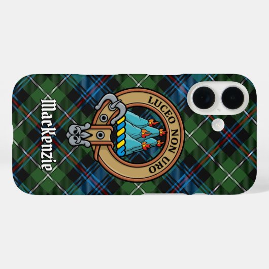 Clan MacKenzie Crest Hoesje-Mate iPhone Case (Achterkant (horizontaal))