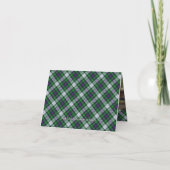Clan MacKenzie Crest over Dress Tartan (Achterkant)