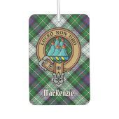 Clan MacKenzie Crest over Dress Tartan Luchtverfrisser (Voorkant)