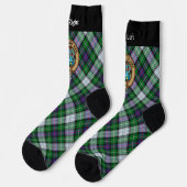 Clan MacKenzie Crest over Dress Tartan Socks Sokken (Links)