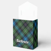 Clan MacKenzie Crest over Tartan Favor Box Bedankdoosjes (Geopend)
