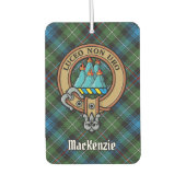 Clan MacKenzie Crest over Tartan Luchtverfrisser (Voorkant)