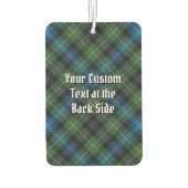 Clan MacKenzie Crest over Tartan Luchtverfrisser (Achterkant)