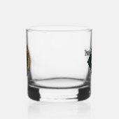 Clan MacKenzie Crest over Tartan Whisky Glas (Links)