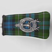Clan MacKenzie Crest & Tartan Golfheadcover (Voorkant)