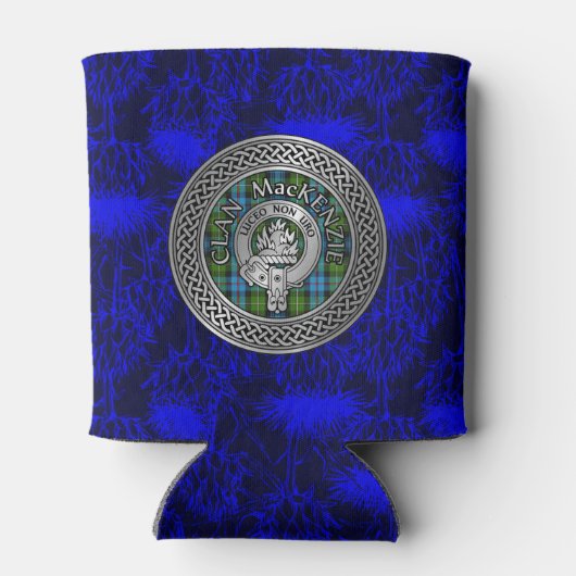 Clan MacKenzie Crest & Tartan Knot Blikjeskoeler (Achterkant)