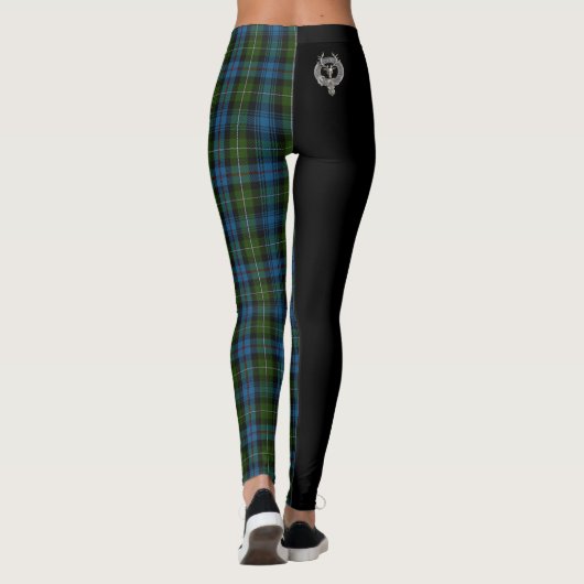 Clan MacKenzie Crest & Tartan Leggings (Achterkant)