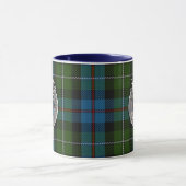 Clan MacKenzie Crest & Tartan Mok (Midden)