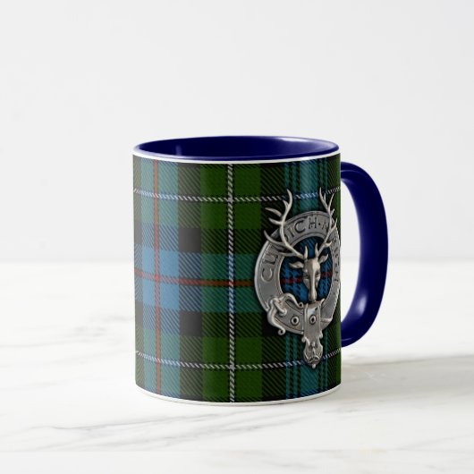 Clan MacKenzie Crest & Tartan Mok (Voorkant rechts)