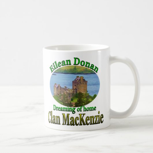 Clan MacKenzie Dreaming van Home Eilean Donan Koffiemok (Rechts)
