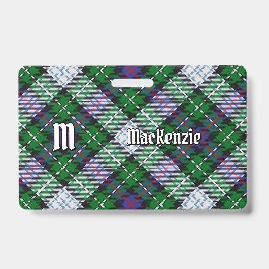 Clan MacKenzie Dress Tartan Badge (Voorkant)