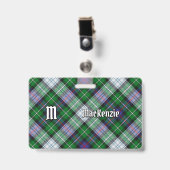 Clan MacKenzie Dress Tartan Badge (Voorkant met clip)