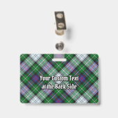 Clan MacKenzie Dress Tartan Badge (Achterkant met clip)