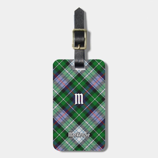 Clan MacKenzie Dress Tartan Bagagelabel (Voorkant verticaal)