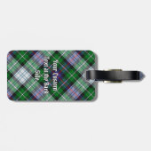 Clan MacKenzie Dress Tartan Bagagelabel (Achterkant horizontaal)