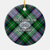Clan MacKenzie Dress Tartan Ceramic Ornament (Achterkant)