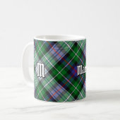 Clan MacKenzie Dress Tartan Coffee Mok (Voorkant links)