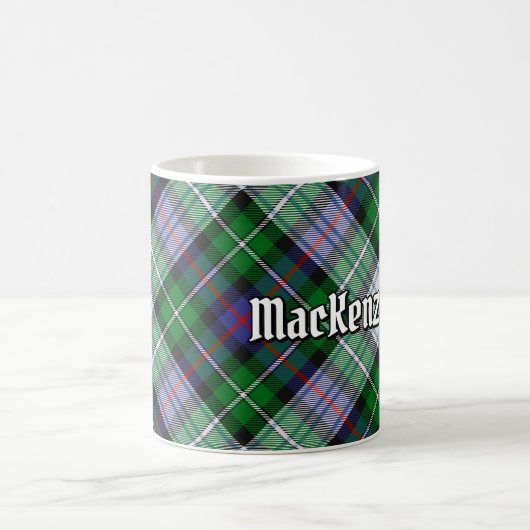 Clan MacKenzie Dress Tartan Coffee Mok (Center)