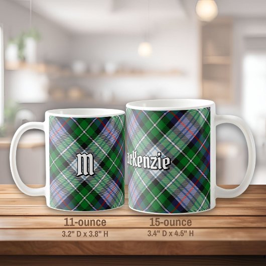 Clan MacKenzie Dress Tartan Coffee Mok