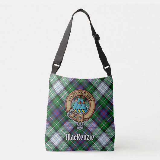 Clan MacKenzie Dress Tartan Crossbody Tas (Voorkant)