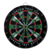 Clan MacKenzie Dress Tartan Dart Board Dartbord (Voorkant)