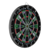 Clan MacKenzie Dress Tartan Dart Board Dartbord (Voorkant Links)