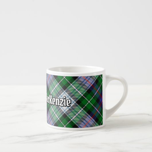 Clan MacKenzie Dress Tartan Espresso Cup Espresso Kop (Rechts)