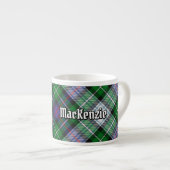Clan MacKenzie Dress Tartan Espresso Cup Kop (Voorkant rechts)