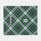 Clan MacKenzie Dress Tartan Fleece Blanket (Voorkant (Horizontaal))